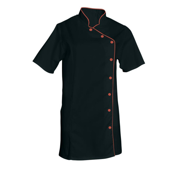 Blouse de travail Femme couleur Col Officier Odile, SNV (ODICC000) couleur noir