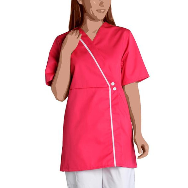 Blouse médicale Femme blanche manches courtes Marina, SNV