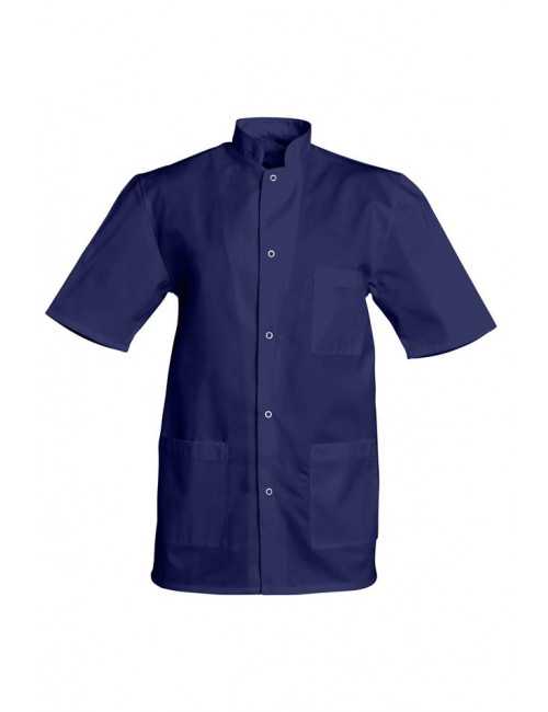Men's short sleeves color medical gown Poly/Cotton Denis, SNV (DENCP000)