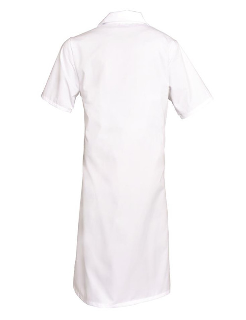 Blouse médicale Femme blanche manches courtes Coton Madona, SNV (MADCP00200) vue modèle