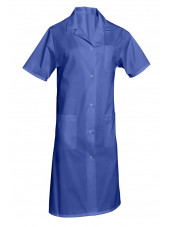 Blouse médicale Femme couleur longue Poly/Coton Madona, SNV (MADCP000) couleur bleu royal
