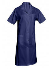 Blouse médicale Femme couleur longue Poly/Coton Madona, SNV (MADCP000) couleur bleu marine