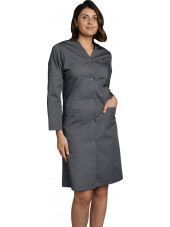 Blouse médicale Femme couleur manches longues Lisa, SNV (LISAMR00) couleur gris vue modèle