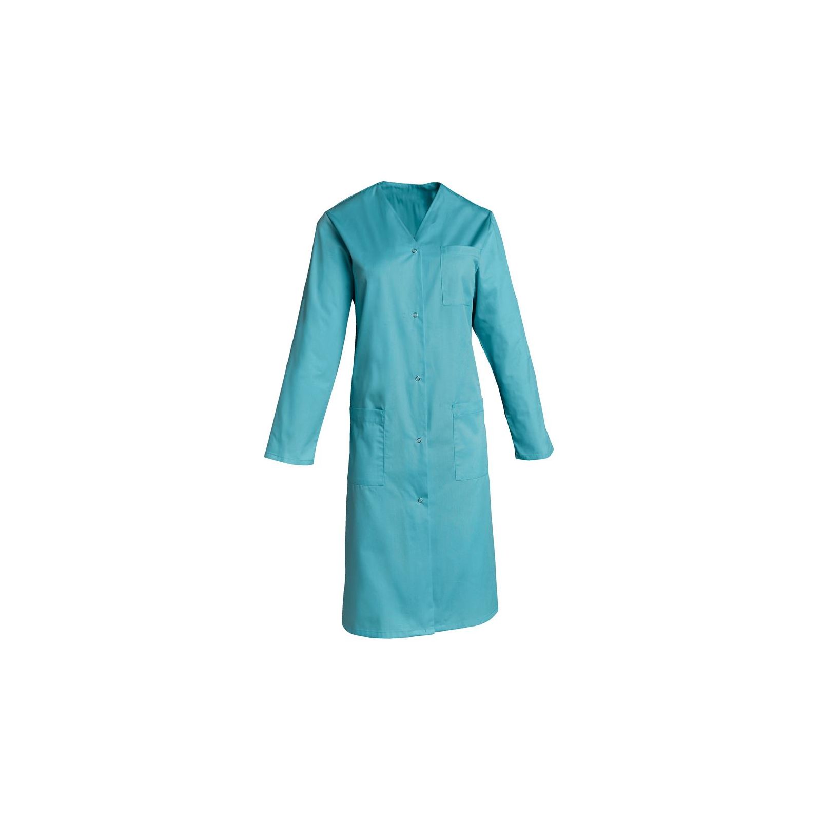 Blouse médicale Femme couleur manches longues Lisa, SNV (LISAMR00) couleur bleu turquoise