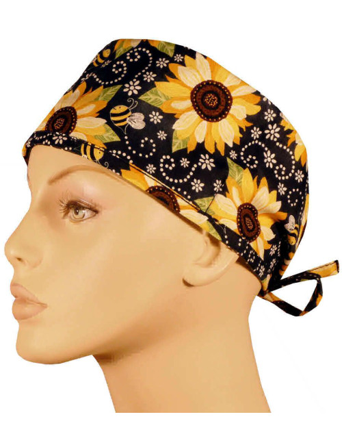 Purple flame surgical cap