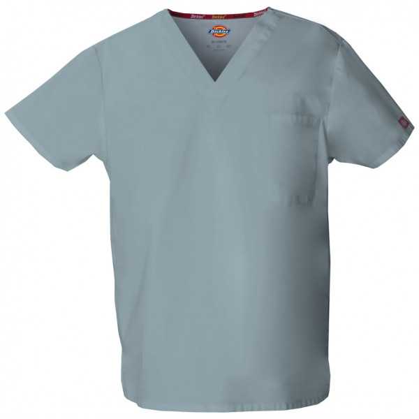 Blouse médicale Homme, Dickies, poche cœur, Collection "EDS signature" (83706), couleur gris clair, vue produit