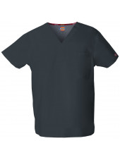 Blouse médicale Homme, Dickies, poche cœur, Collection "EDS signature" (83706), couleur gris anthracite, vue produit