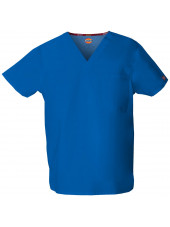 Blouse médicale Homme, Dickies, poche cœur, Collection "EDS signature" (83706), couleur bleu royal, vue produit