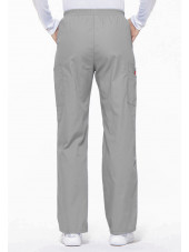 Pantalon médical Unisexe élastique, Dickies, Collection "EDS signature" (86106), couleur gris clair, vue dos