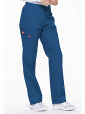Pantalon médical Unisexe élastique, Dickies, Collection "EDS signature" (86106), couleur bleu royal, vue droit