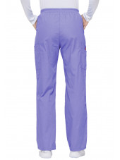 Pantalon médical Unisexe élastique, Dickies, Collection "EDS signature" (86106), couleur orchidée, vue dos