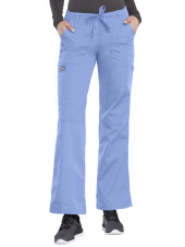 Pantalon médical Femme cordon et élastique, Cherokee Workwear Originals (4020), couleur bleu ciel vue face