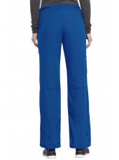 Pantalon médical Femme cordon et élastique, Cherokee Workwear Originals (4020), couleur bleu royal vue dos