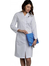 Blouse médicale longue, Femme manches longues, SNV (JULRM000) vue modele