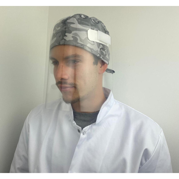 Lot 5 - Visière de protection (MASQUE05) vue droite Lot 5 - Visière de protection (MASQUE05) vue droite