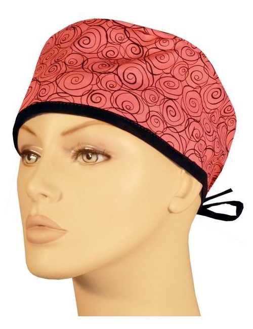 Calot médical "Noir sur Saumon" (210-8582-BL) produit