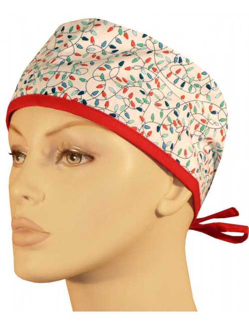 Calot médical "Lumières scintillantes sur blanc" (210-8671-RE) produit