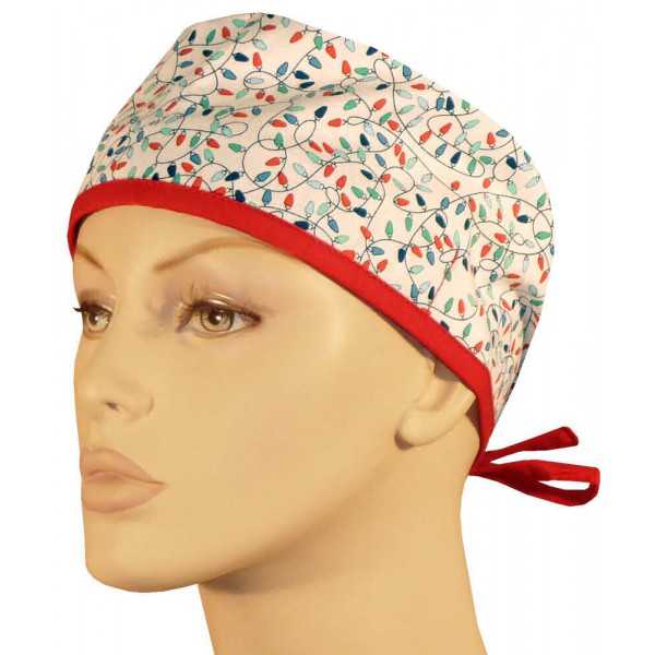 Calot médical "Lumières scintillantes sur blanc" (210-8671-RE) produit