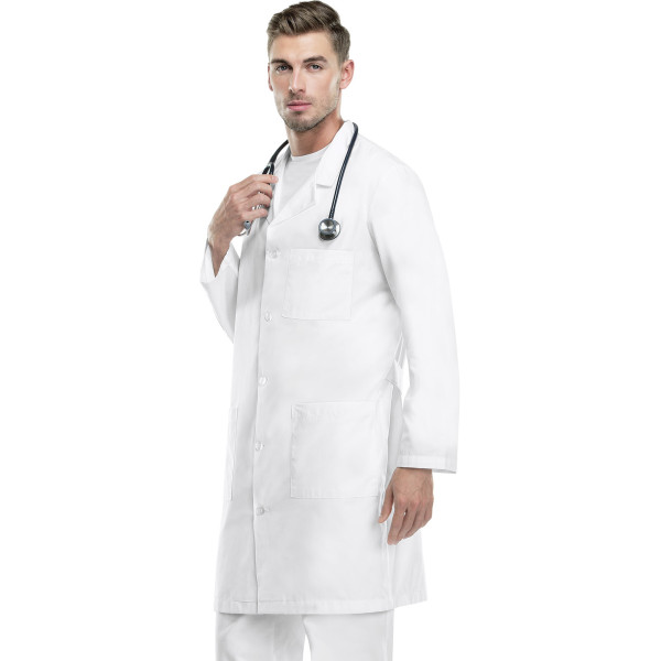 Blouse médicale Blanche Antimicrobienne Homme, Cherokee (1346)