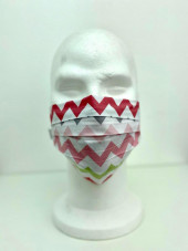 Lot 10 - Masque de protection Unisexe motifs vagues vue modèle 1