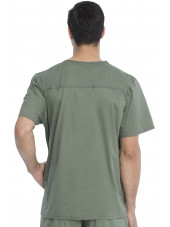Blouse médicale Homme Dickies, Collection "Genflex" (81722) olive dos