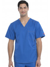 Blouse médicale Homme Dickies, Collection "Genflex" (81722) bleu royal face 2