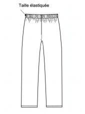 Pantalon médical Polypropylène, Unisexe - pack de 5 (CH15)