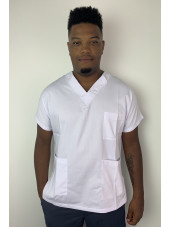 Blouse médicale blanche Lavage 60 degrés (BLOUSE01-CMT)