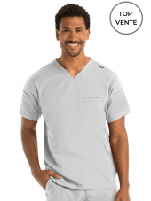 Blouse médicale homme, collection "Grey's Anatomy Stretch" (GRST009-) blanc top vente