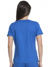 Blouse Médicale Femme, Dickies, Collection "GenFlex" (817455) bleu royal dos