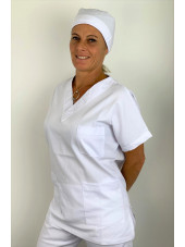 Blouse médicale blanche Lavage 60 degrés (BLOUSE01-CMT)