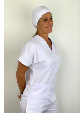 Blouse médicale blanche Lavage 60 degrés (BLOUSE01-CMT)