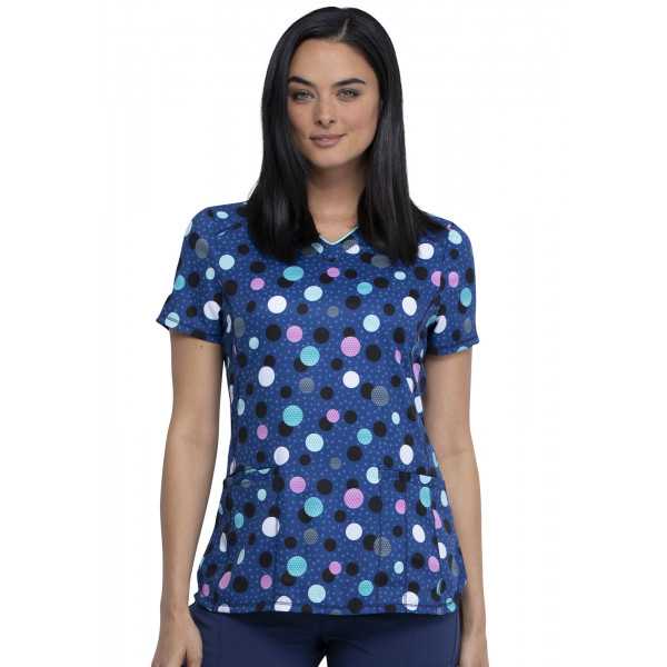 Blouse médicale imprimée Femme "Zèbre", Cherokee (CK637)