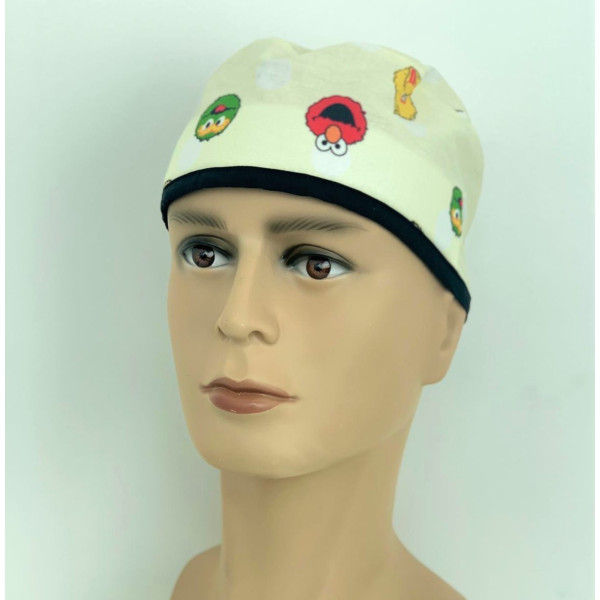 Calot médical "Bonhommes" (210-9997) vue face