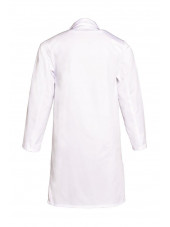Blouse médicale Homme blanche manches longues Poly/Coton Xavier, SNV (XAVLP00300) vue produit dos