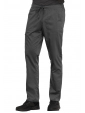 Pantalon médical Unisexe élastique, Cherokee, Collection "Revolution" (WW020) gris anthracite gauche