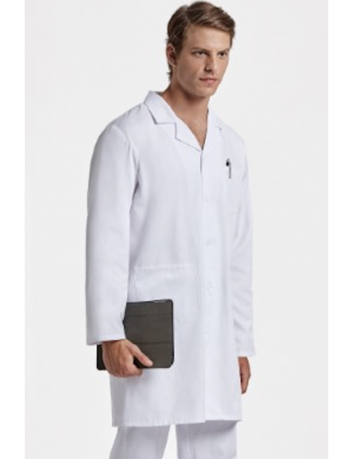 White Unisex Medical Gown, Long Sleeve (WALTER)