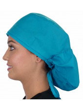 Calot médical Cheveux Longs "Turquoise" (815-1148)