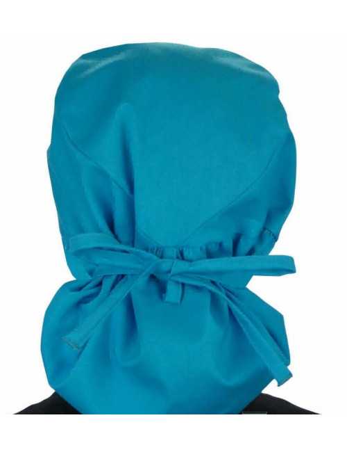 Calot médical Cheveux Longs "Turquoise" (815-1148)
