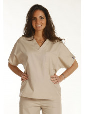 Blouse médicale Femme, 1 poche, Cherokee Workwear Originals (4777) beige