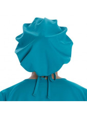 Calot médical Cheveux Longs Teal Blue (VT521TLB) vue dos