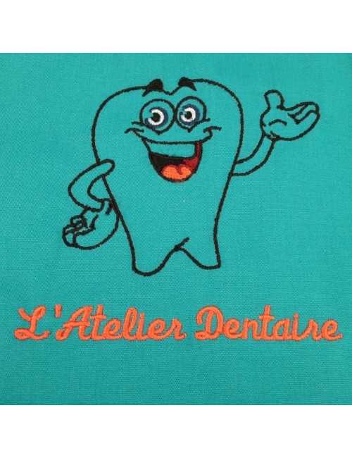 Broderie Logo, Sur devis - Sélectionnez le nombre de blouses à broder - Nous vous contacterons - Délai supplémentaire de 7 jours