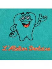 Broderie Logo, Sur devis - Sélectionnez le nombre de blouses à broder - Nous vous contacterons - Délai supplémentaire de 7 jours