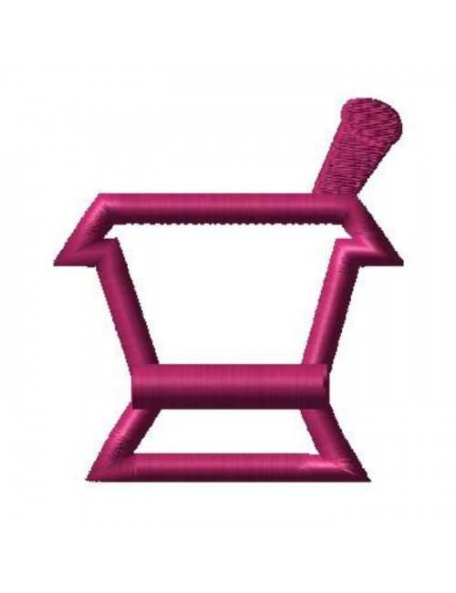 Broderie Logo Mortie