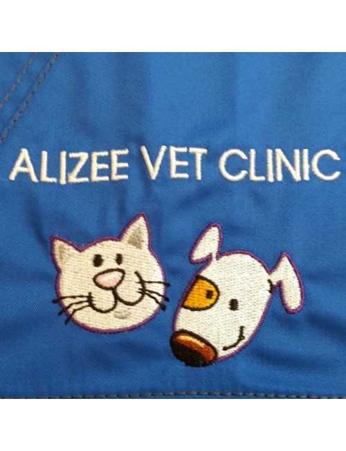 Broderie Logo, Sur devis - Sélectionnez le nombre de blouses à broder - Nous vous contacterons - Délai supplémentaire de 7 jours