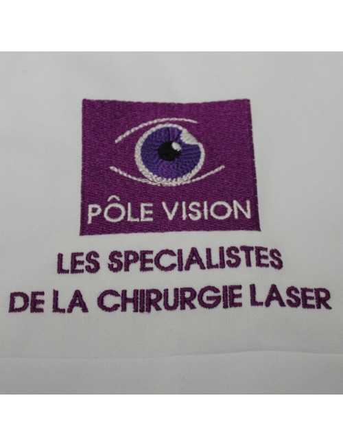 Broderie Logo, Sur devis - Sélectionnez le nombre de blouses à broder - Nous vous contacterons - Délai supplémentaire de 7 jours