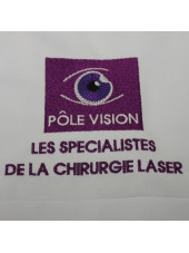 Broderie Logo, Sur devis - Sélectionnez le nombre de blouses à broder - Nous vous contacterons - Délai supplémentaire de 7 jours