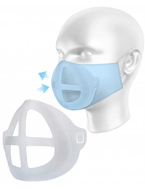 Pack de 10 - Support masque silicone 3D (COQUEMASQ)