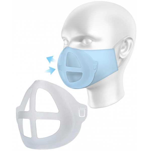 Pack de 10 - Support masque silicone 3D (COQUEMASQ)