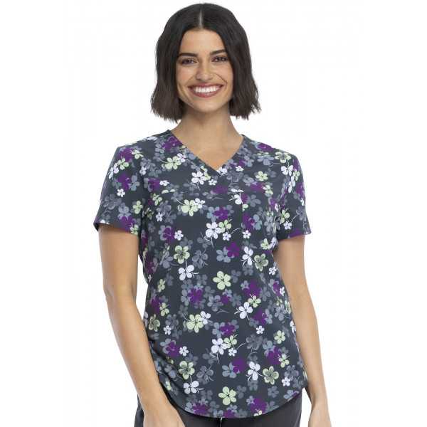 Blouse médicale imprimée Femme "Animaux", Cherokee (CK652TRPG)